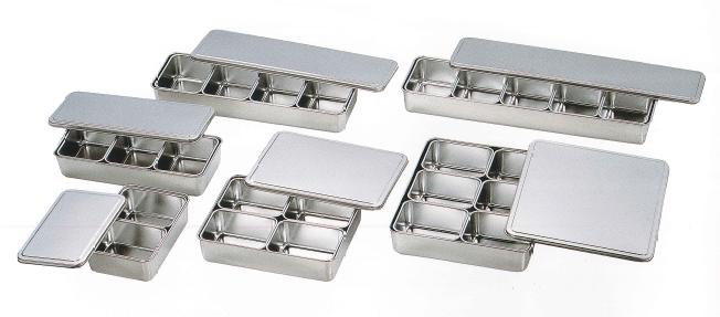 クローバー印（大屋金属）18-8　調味料入バット　2個入　JAN:4997956134018