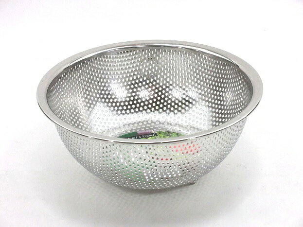 Chef’s　bowl（シェフズ ボール）ステンレス足付　パンチングボール27cm（リング付）PCB-27ステンレスメッシュボールJAN：4900634002233