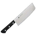 堺孝行作 INOX 巾広菜切(両刃)18cm 品番:11111 JAN:582226411380