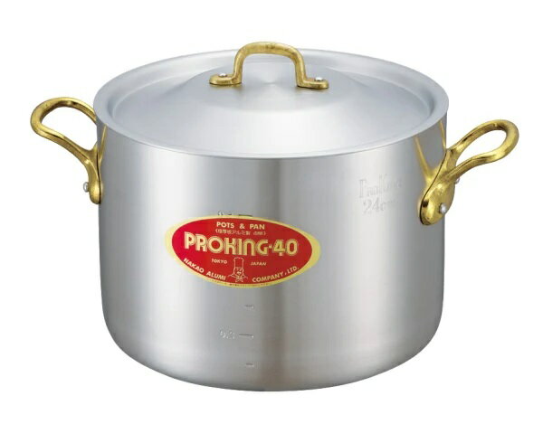 ナカオ　プロキング（極厚アルミ）ガス火専用　PK-2　プロキング半寸胴鍋　18cm　JAN:4571335091491