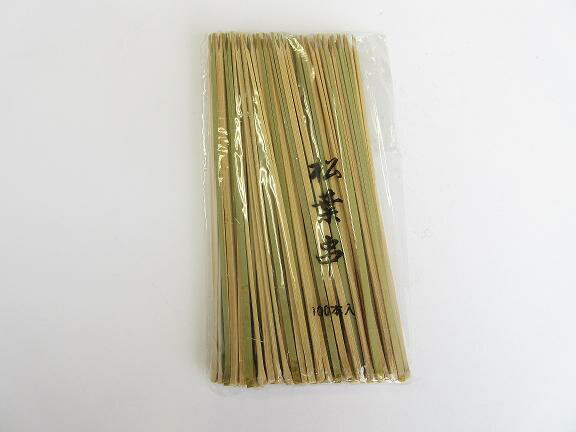 竹製　松葉串（100本入）　15cm　JAN:4992135137415