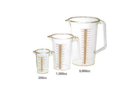 本間冬治工業(株)　弁慶　ポリカーボネイト製　メジャーカップ　500cc　品番:HF-617　JAN:4977544061704