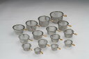 タケコシ 18-8 竹柄付 急須用茶こしアミ(40メッシュ)70号(急須適応口径:62〜69mm)JAN:4936549502155