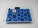 No.1112 ケース入 口金セット(ニッケルメッキ)