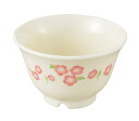 エンテック メラミン和食器 桃花 MK-107 湯呑(口反り)190ml JAN:4976391124037