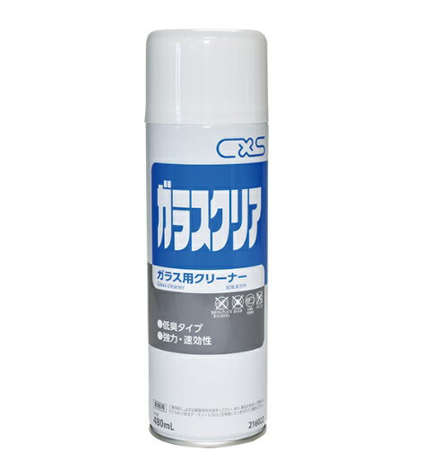 シーバイエス(株)　ガラス用クリーナー　ガラスクリア　216022　480ml　JAN:4536735182231