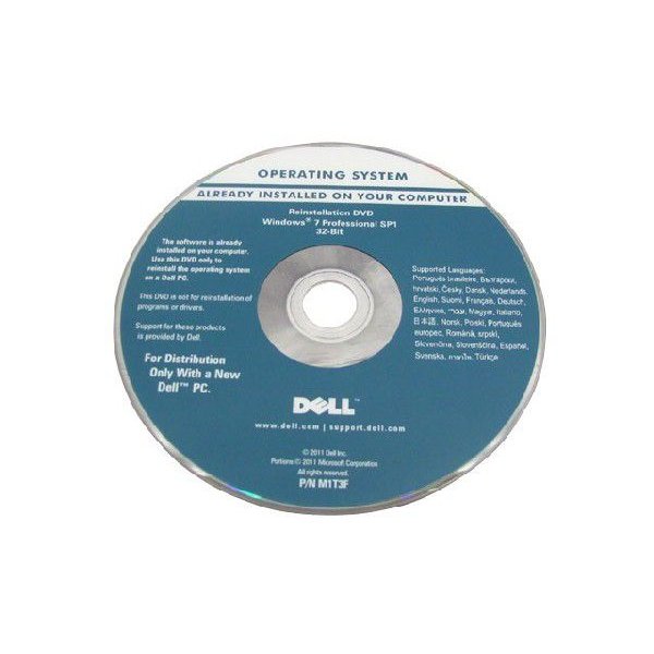 DELL デル 専用 リカバリディスク Windows 7 Professional SP1 32-bit マルチ言語