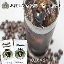 上町珈琲 お試しアイスコーヒー2種セット100g×2（豆／粉）アイス専用豆