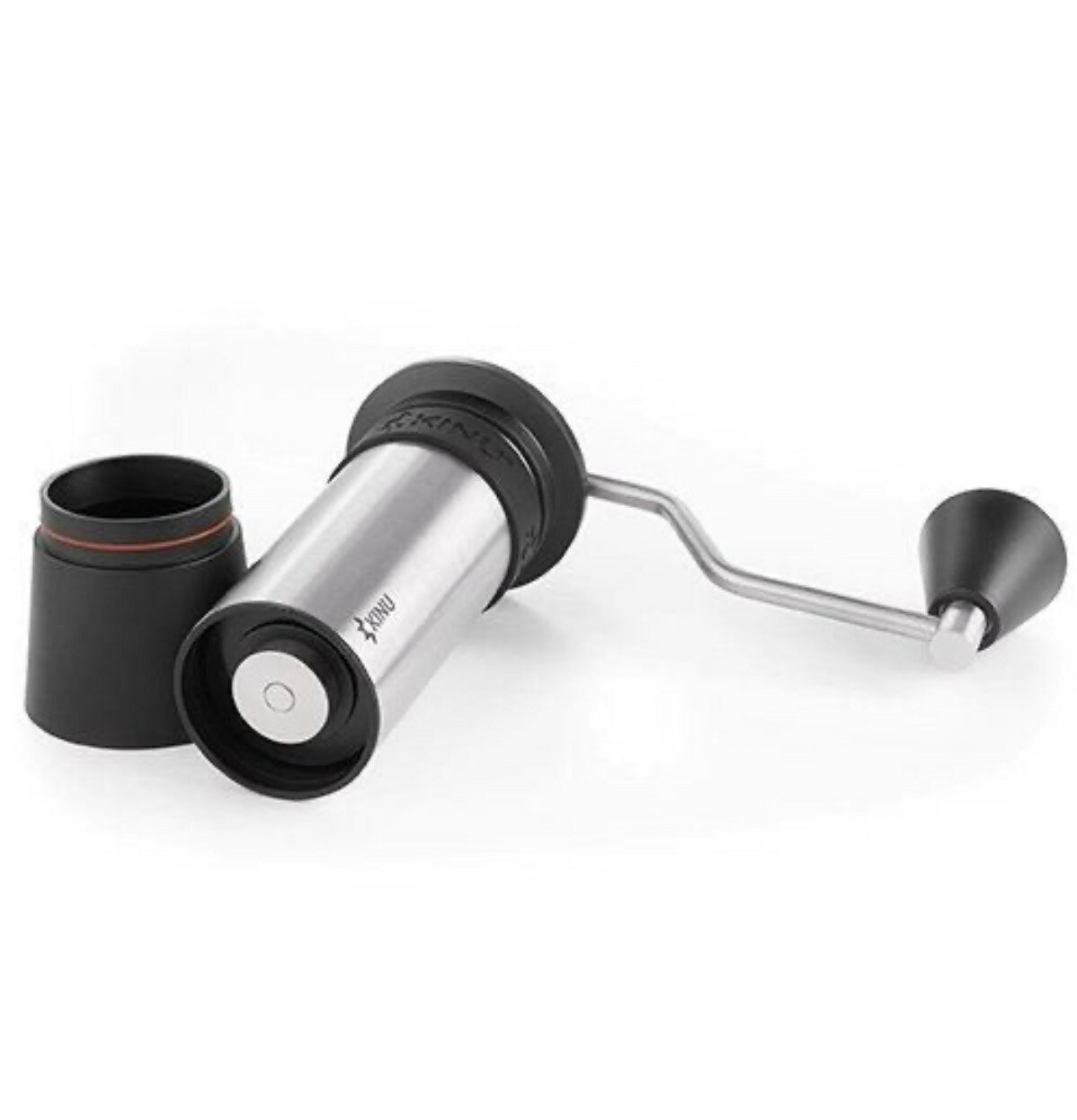 こだわり浅煎り焙煎の上町コーヒーの【お取り寄せ】【正規品】KINU コーヒーグラインダー M47 Phoenix 軽量タイプ　 手挽き コーヒーミル スぺシャルティコーヒー豆50gプレゼント プレゼント 贈り物｜アングル2