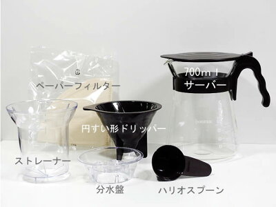1つ穴円すい形ドリッパーホット&アイスコーヒーメーカー(1-4杯用)日本製