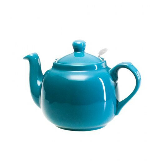 【英国】ロンドンポタリー　ティーポット(アクア)　4杯用(1200ML)　LONDON POTTERY　AQUA