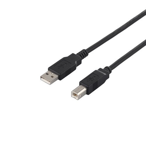 【 送料無料 】 バッファロー iBUFFALO USB2.0ケーブル 1.5m ブラック BSUAB215BK