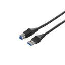 バッファロー ユニバーサルコネクター USB3.0 A to B ケーブル 3m ブラック BSUABU330BK 送料無料