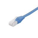 バッファロー iBUFFALO ツメの折れないLANケーブル カテゴリ6a ストレート フラットタイプ ブルー BSLS6AFU30BL 送料無料