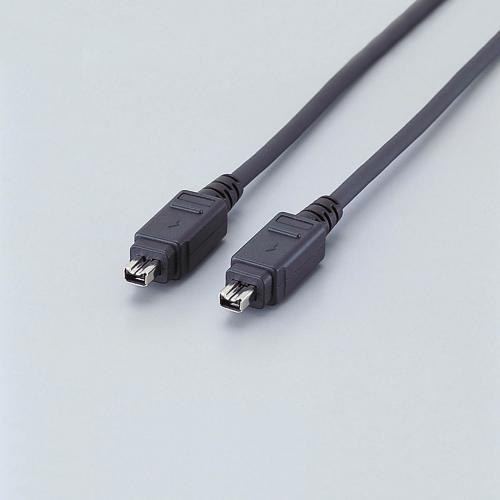 【正規代理店】 エレコム IE-441BK IEEE1394 FireWireケーブル 400 (  ...