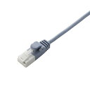 【正規代理店】 エレコム LD-GPST/BU100 LANケーブル CAT6 10m スリム ブルー LD-GPST BU100 爪折れ防止 ランケーブル ツメが折れない 爪折れ ツメ折れ 防止