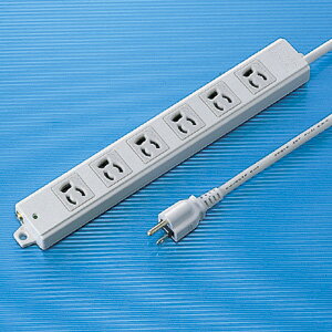 サンワサプライ 工事物件 タップ ( 6個口 5m ) TAP-KE6-5 送料無料