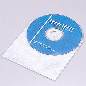 【 送料無料 】 サンワサプライ CD CD-R用不織布ケース 100枚セット FCD-F100