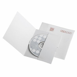 郵送メールケース ( ポケットタイプ 10枚入り ) FCD-DM5 CDケース DVDケース 郵送用 メール封筒 CDを郵送可能！ 10個セット メディアケース おまとめセット