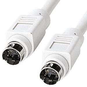 サンワサプライ ADBケーブル (2m) KB-ADBM2K Mac用 2m ミニDIN4pin−ミニDIN4pin 送料無料