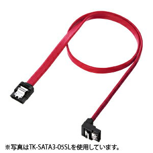  サンワサプライ 下L型シリアルATA3ケーブル TK-SATA3-03SL SATAケーブル 0.3m 高速転送SATA3対応 下L型 両コネクタラッチ付き シリアルATAケーブル自作用 PCパーツ DOS / Vパーツ おまとめセット