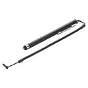 サンワサプライ スマートフォン&タブレット用タッチペン (ブラック) PDA-PEN25BK タッチペン 静電式 カールコードストラップ付 ブラック iPhone・スマートフォン(スマホ)・iPad・タブレット対応 送料無料(2)