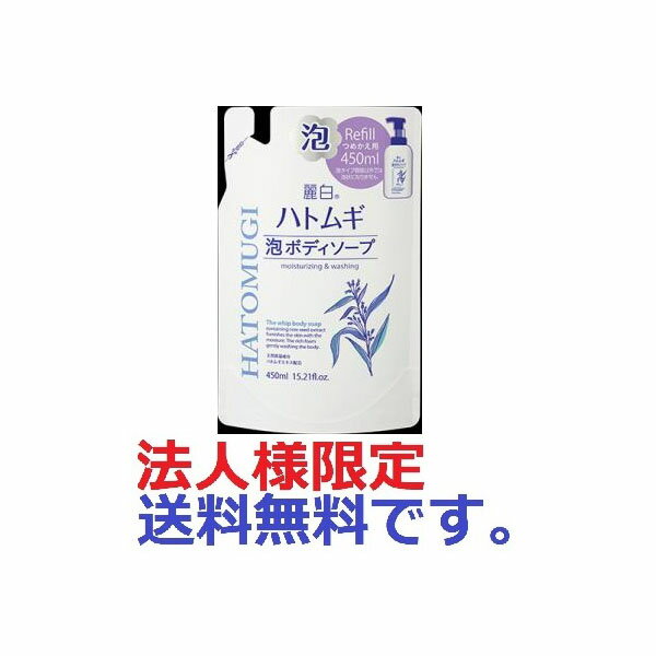 【240個セット】【法人様限定】 麗白 ハトムギ 泡ボディソープ 詰替 450ml