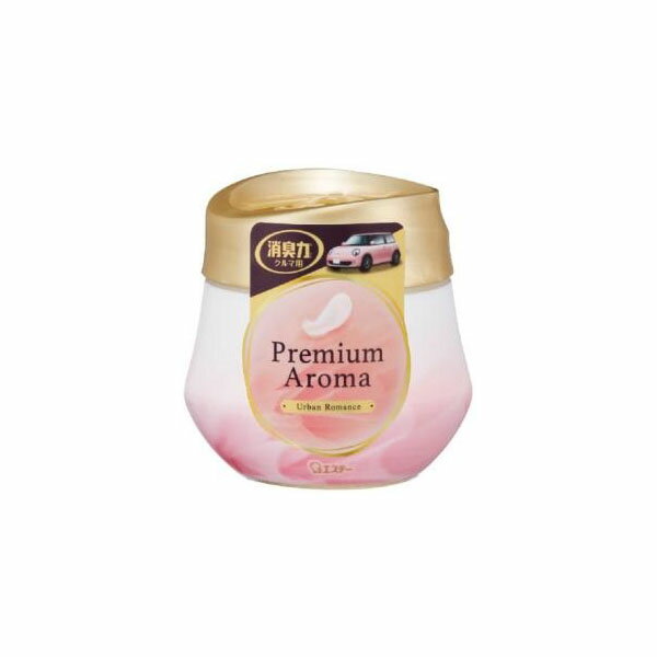 【40個セット】【法人様限定】 クルマの消臭力 Premium Aroma ゲルタイプ アーバンロマンス90g