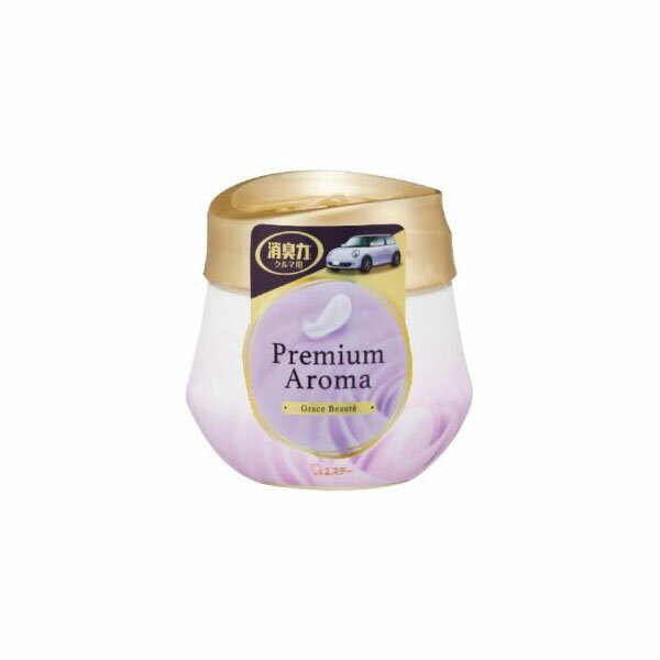 【40個セット】【法人様限定】 クルマの消臭力 Premium Aroma ゲルタイプ グレイスボーテ90g