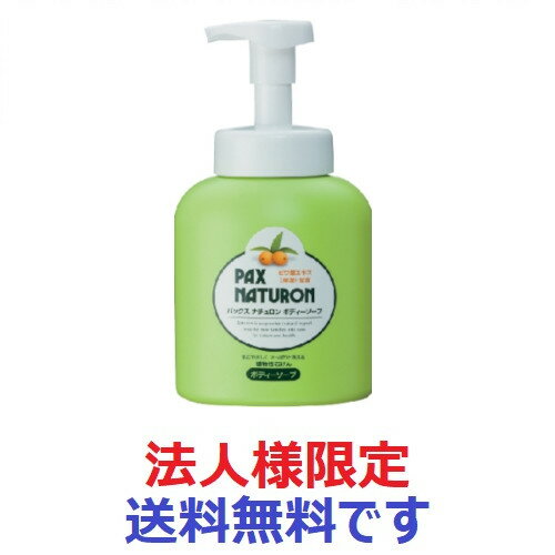 【60個セット】【法人様限定】 パックスナチュロン泡状ポンプボディーS 500ml