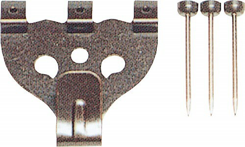 【5個セット】 アーテック ArTec 鉄並Xフック 大 3本針 4011 単品 図工 展示用品 美術 作品 学校 教材 金具 福井金属工芸 フック 文具 額吊 画材 茶色 書道