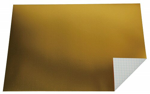 【3個セット】 アーテック ArTec メタリック工作方眼紙 4切 金色 1枚 高品質