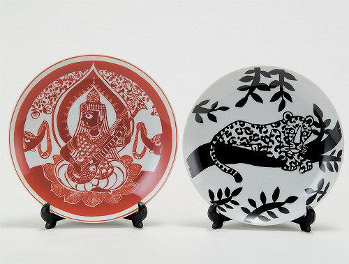 【5個セット】 アーテック ArTec 陶芸スクラッチ皿 えんじ 215φ 高品質