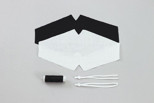 【5個セット】 アーテック ArTec 手作り立体マスクキット ブラック 工作キット ハンドメイド クラフト ダブルガーゼ 手作りマスク マスクゴム 裁断済の生地 マスク作り 自由研究 未完成品 プレゼント 手芸 簡単な手芸 工作 材料 高品質 2