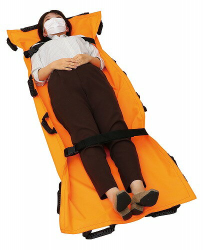 【5個セット】 アーテック ArTec 布製防災担架 ( オレンジ ) 非常用品 介護用品 防災 衛生用品 防災グ..
