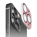 iPhone15Pro iPhone15ProMax カメラフルプロテクター PVCレザー/ダスティピンク(2)