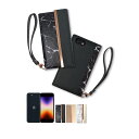 shizukawill iPhone8/7/SE(第3世代/第2世代) 手帳型 ケース アイファンデストラップホール付 iPhone8/7/SE(第3世代/第2世代) ブラック APIP8CABK シズカウィル