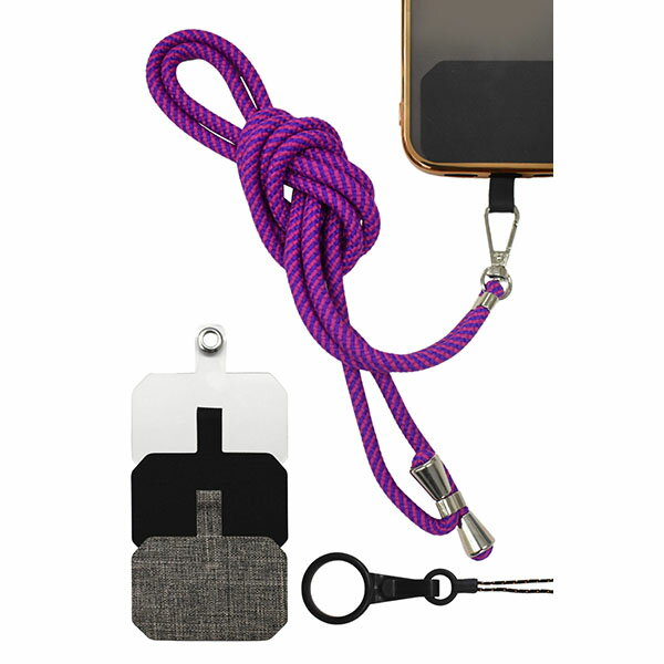 shizukawill スマホショルダーストラップスタイルコネクト ミックスブルー ジャンブルカラーシリーズ 11 ACSTSCJUMBLE11 シズカウィル