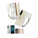 shizukawill Xperia 1 IV 手帳型 ケース アイファンデストラップホール付 White Xperia 1 IV SOX1M4CAWH シズカウィル