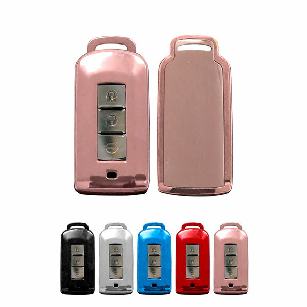 shizukawill ドライブライフ ミツビシ車用 キーケース スマートキーケース KEYMI26 ピンク ACCARKEYMI26PI シズカウィル