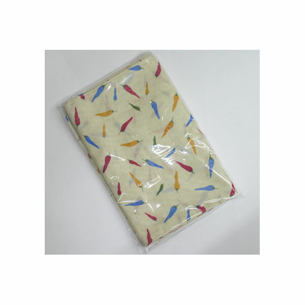 【10個セット】 ガーゼ手ぬぐい 唐辛子 クリーム やわらか・お肌にやさしガーゼ手ぬぐい 唐辛子