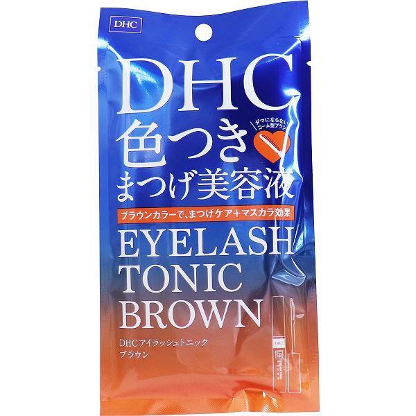 【48個セット】 DHC アイラッシュトニック ブラウン(まつげ用美容液・マスカラ) 6g アイケア ボリューム アイメイク まつ毛用美容液 マスカラ下地 まつ毛 メイクアップ トリートメント まつげ美容液 スキンケア マスカラ 睫毛美容液 まつ毛ケア