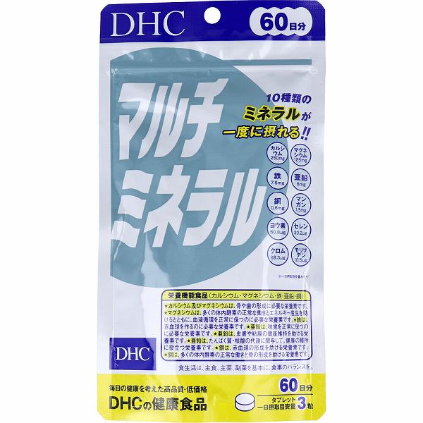 ※この商品は配送会社の都合により、北海道・沖縄・離島にはお届けできません。 ご注文が確認された場合、キャンセルさせて頂く可能性がございますのであらかじめご了承ください。互いに補い合ってはたらく10種類のミネラルをバランスよく配合したベーシックサプリメントです。カルシウム、マグネシウム、鉄、亜鉛、銅の5種類は、国が定める「栄養機能食品」の規格基準をクリア。さらにセレン、クロム、マンガン、ヨウ素、モリブデンの5種類をプラスしました。●カルシウム及びマグネシウムは、骨や歯の形成に必要な栄養素です。●マグネシウムは、多くの体内酵素の正常な働きとエネルギー産生を助けるとともに、血液循環を正常に保つのに必要な栄養素です。●鉄は、赤血球を作るのに必要な栄養素です。●亜鉛は、味覚を正常に保つのに必要な栄養素です。●亜鉛は、皮膚や粘膜の健康維持を助ける栄養素です。●亜鉛は、たんぱく質・核酸の代謝に関与して、健康の維持に役立つ栄養素です。※亜鉛の摂り過ぎは、銅の吸収を阻害するおそれがありますので、過剰摂取にならないよう注意してください。●銅は、赤血球の形成を助ける栄養素です。●銅は、多くの体内酵素の正常な働きと骨の形成を助ける栄養素です。【栄養機能食品】カルシウム、マグネシウム、鉄、亜鉛、銅【名称】ミネラル類含有食品【原材料】還元麦芽糖水飴(国内製造)、マンガン酵母、ヨウ素酵母、セレン酵母、クロム酵母、モリブデン酵母、澱粉/貝カルシウム、酸化マグネシウム、クエン酸鉄Na、グルコン酸亜鉛、ステアリン酸Ca、セラック、グルコン酸銅【栄養成分(3粒1359mgあたり)】熱量：1.8kcaLたんぱく質：0.04g脂質：0.03g炭水化物：0.34g食塩相当量：0.041gカルシウム：250mg(37)マグネシウム：125mg(39)鉄：7.5mg(110)亜鉛：6.0mg(68)銅：0.6mg(67)マンガン：1.5mgヨウ素：50.8μgセレン：30.2μgクロム：28.3μgモリブデン：10.5μg※上記()内の値は、栄養素等表示基準値(18歳以上、基準熱量2200kcaL)に占める割合(%)です。【保存方法】・直射日光、高温多湿な場所を避けて保管してください。【召し上り量】1日3粒を目安にお召し上がりください。【召し上り方】・一日の目安量を守って、水またはぬるま湯で噛まずにそのままお召し上がりください。・お身体に異常を感じた場合は、摂取を中止してください。・原材料をご確認の上、食物アレルギーのある方はお召し上がりにならないでください。・薬を服用中あるいは通院中の方、妊娠中の方は、お医者様にご相談の上お召し上がりください。【注意】・お子様の手の届かない所で保管してください。・開封後はしっかり開封口を閉め、なるべく早くお召しあがりください。・本品は、多量摂取により疾病が治癒したり、より健康が増進するものではありません。・多量に摂取すると軟便(下痢)になることがあります。・亜鉛の摂りすぎは、銅の吸収を阻害するおそれがありますので、過剰摂取にならないよう注意してください。・本品は、特定保健用食品と異なり、消費者庁長官による個別審査を受けたものではありません。個装サイズ：110X200X16mm個装重量：約88g内容量：81.5g(1粒重量453mg×180粒)※この商品は配送会社の都合により、北海道・沖縄・離島にはお届けできません。 ご注文が確認された場合、キャンセルさせて頂く可能性がございますのであらかじめご了承ください。