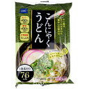 ※この商品は配送会社の都合により、北海道・沖縄・離島にはお届けできません。 ご注文が確認された場合、キャンセルさせて頂く可能性がございますのであらかじめご了承ください。こんにゃくと大豆からつくったうどんです。一般的なうどんと比較してカロリーと糖質を約60％カットし、1食あたり76kcaLに抑えました。●不足しがちな食物繊維もたっぷり含まれているので、ダイエット中や健康志向の方にもおすすめです。●こんにゃくと大豆の本格平打ち麺は、「まさにうどん」のおいしさ！かつおだしが香るスープとよく絡み、懐かしい味わいがお楽しみいただけます。●水切り・水洗い不要で簡単に食べられる手軽さもうれしいポイントです。●ダイエット中の小腹サポートとしてはもちろん、夜食やお酒のシメとしてもお楽しみください。【名称】こんにゃく加工品【原材料】★こんにゃく麺こんにゃく(国内製造)、大豆／加工デンプン、水酸化カルシウム★粉末スープ食塩、砂糖、粉末醤油(小麦・大豆を含む)、かつおぶしエキス、かつおぶし粉末調味料、ねぎ、しいたけエキスパウダー、昆布パウダー、オニオンパウダー／調味料(アミノ酸等)、カラメル色素【栄養成分】★1食151gあたり熱量：76kcaLたんぱく質：2.1g脂質：0g炭水化物：18.4g　-糖質：14.2g　-食物繊維：4.2g食塩相当量：4.6gカルシウム：56mg★こんにゃく麺1食140gあたり熱量：54kcaLたんぱく質：0g脂質：0g炭水化物：14.4g　-糖質：10.6g　-食物繊維：3.8g食塩相当量：0g【お召し上がり方】「こんにゃく麺」の封を少し開け、500Wの電子レンジで約30秒間加熱します。(水洗い不要)※加熱時間は機種により異なります。加熱後は熱いのでお気をつけください。大きめの器に「こんにゃく麺」を入れ、軽くほぐします。「粉末スープ」を入れ、約250mLの熱湯を注ぎ、よくかき混ぜてください。お好みで具材をのせてお召し上がりください。【アレルギー物質】小麦、大豆【保存方法】・直射日光、高温多湿な場所をさけて保存してください。【注意】・調理時、お召し上がり時の熱湯でのやけどには充分注意してください。・個包装開封後はなるべく早くお召し上がりください。・お好みにより熱湯の量を調節してください。・麺の特性上、くっついている場合がありますので、ほぐしてからお召し上がりください。・製品内に見られる黒い斑点はこんにゃく芋の皮です。品質に問題はありません。・製法により、麺の色調に若干差が生じる場合がありますが、品質に問題はありません。・原料由来により麺の表面に白濁物が溶出する場合がありますが、品質に問題はありません。・原材料の一部に小麦、大豆を含みます。・本品は27品目のアレルゲンを対象範囲としています。原材料をご確認の上、食物アレルギーのある方はお召し上がりにならないでください。個装サイズ：140X40X210mm個装重量：約180g内容量：1食分(スープ付)ケースサイズ：26X322.5X38.5cmケース重量：約5kg製造国：日本※この商品は配送会社の都合により、北海道・沖縄・離島にはお届けできません。 ご注文が確認された場合、キャンセルさせて頂く可能性がございますのであらかじめご了承ください。