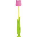 ピタット フロレス チューリップ歯ブラシ 吸盤付 キャンディピンク 1本入 女性 卒園 吸盤付歯ブラシ キャップ付 キャップ 男性 歯ブラシ 友人 お返し キッズ ホワイトデー 子供会 キャップ付き 吸盤付き チューリップ 挨拶 景品 子供 ハミガキ お祝い