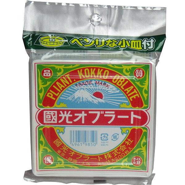 【5個セット】 国光オブラート 角型特大 200枚入
