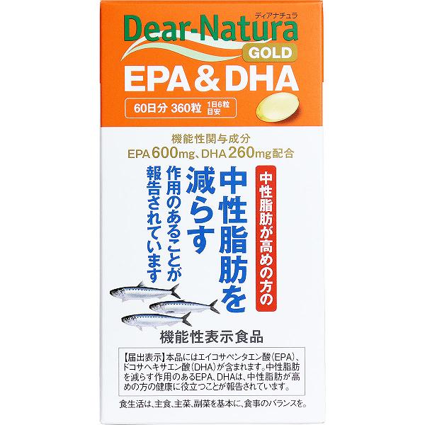 ディアナチュラゴールド EPA&DHA 60日分 360粒入