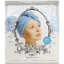 吸水ドライキャップ ブルー 1個入 ヘアケア キャップタオル 生活用品 バスグッズ 理美容品 コジット タオル 健康管理 お風呂 時短