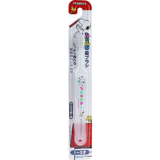 ふわふわ歯ブラシ スヌーピー 1-3才 ひとりで磨く用 1本入 雑貨 デンタルケア ファイン ふわふわ歯ブラシ スヌーピー 1-3才 ひとりで磨く用 1本入 雑貨 デンタルケア ファイン