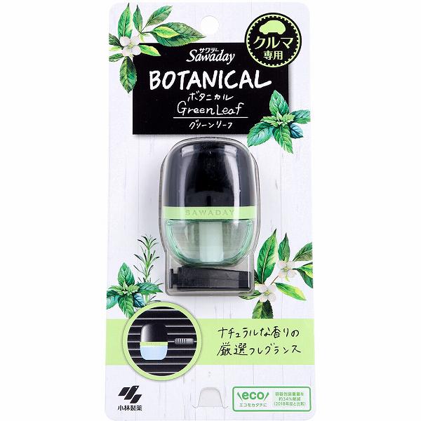 【2個セット】 サワデー クルマ専用クリップ ボタニカル グリーンリーフ 6mL 芳香 自動車 クルマ専用ボタニカル 消臭剤 タバコ エアコン カーアクセサリー 消臭 消臭芳香剤 雑貨品 芳香剤 日用消耗品 クルマ用 車用消臭芳香剤 香り クルマ専用